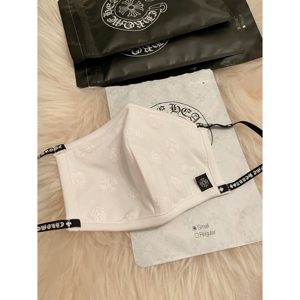 Chrome Hearts White Face Mask